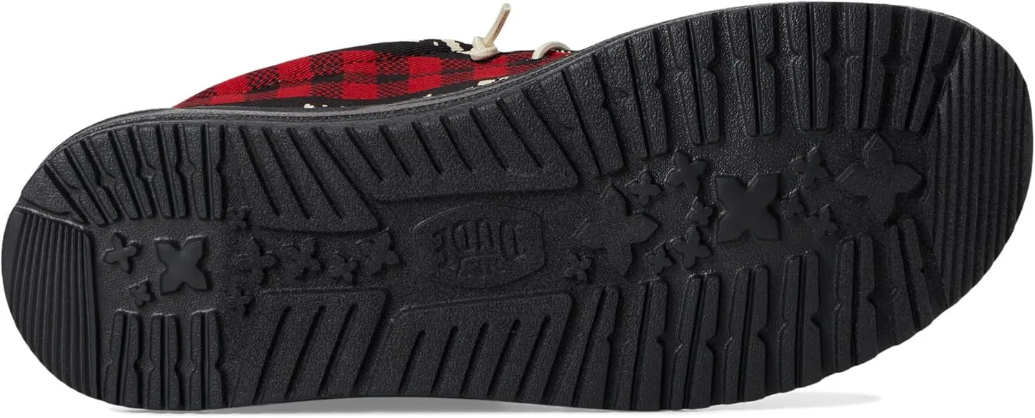 Лоферы Hey Dude Mens Wally Holiday Cheers HEYDUDE, черный/мультиколор — фото 4