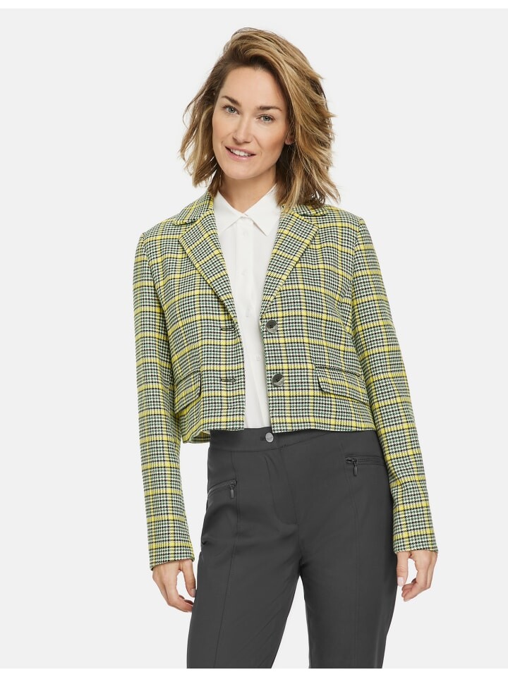 

Блейзер Gerry Weber, цвет deep green schwarz karo