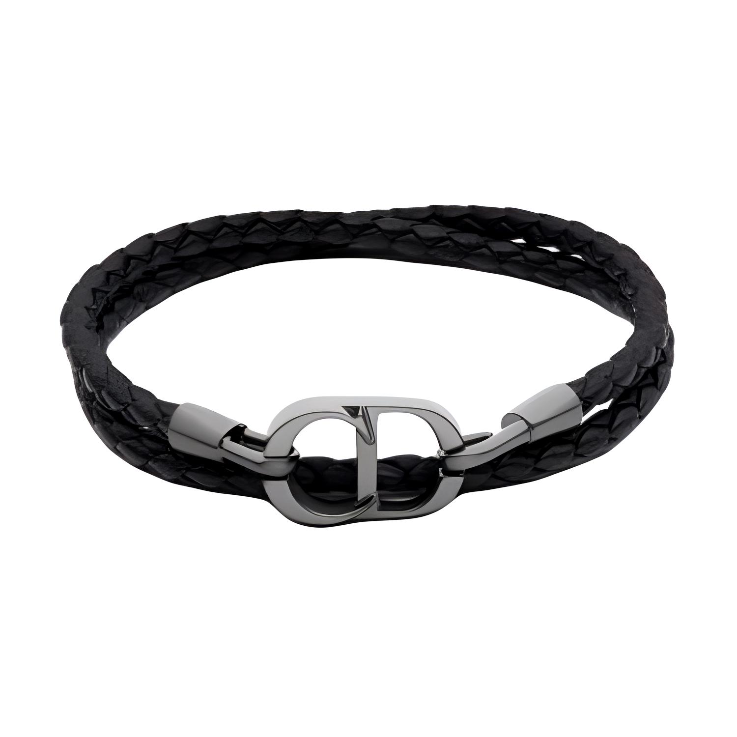 

Браслеты из овчины унисекс black DIOR, черный