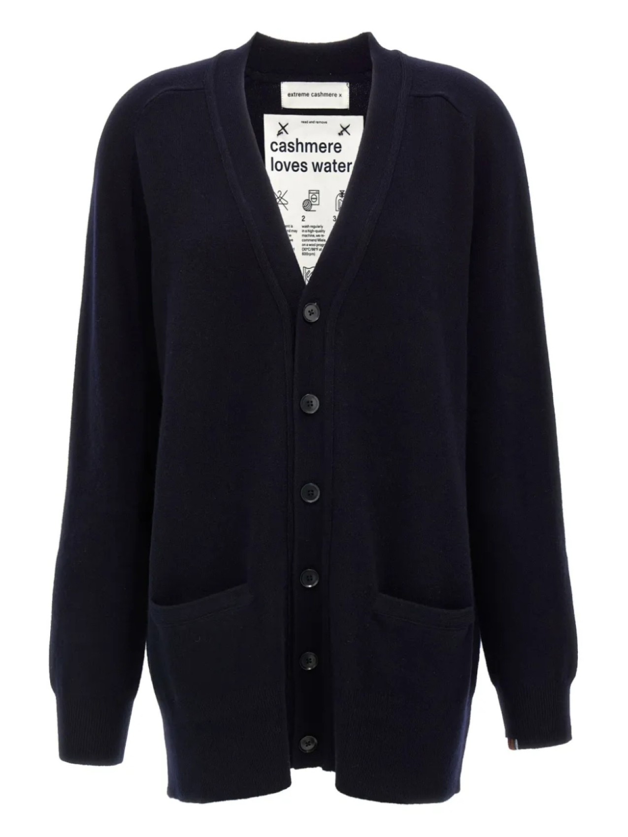 

N.117 кашемировый кардиган extreme cashmere, синий