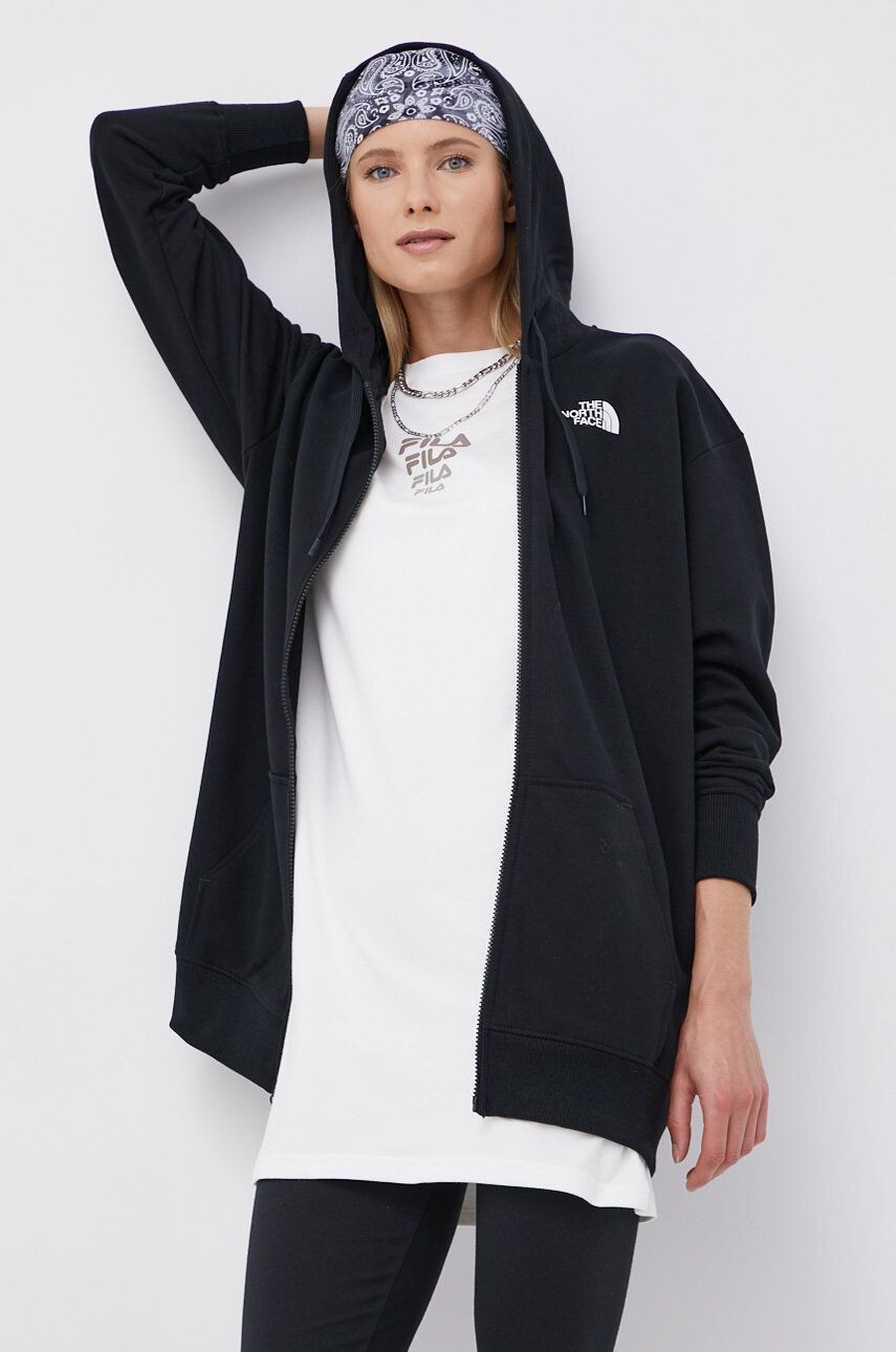 

Хлопковая толстовка The North Face, черный