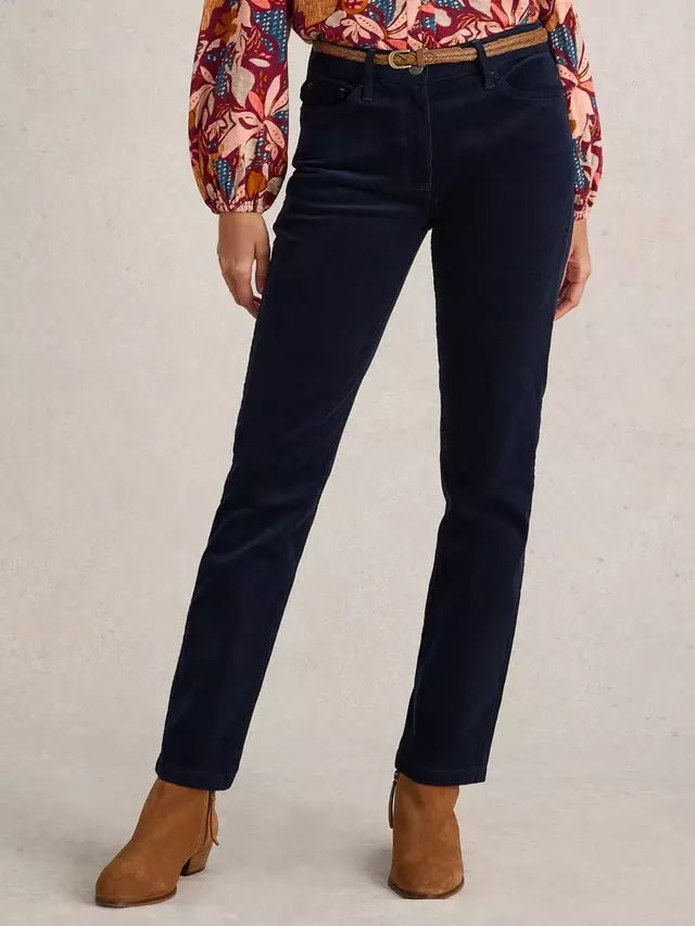 

Брюки White Stuff Brooke Straight Leg Corduroy, цвет dark navy