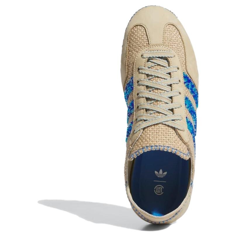 Кроссовки adidas Originals X CLOT Gazelle Linen Khaki — фото 3
