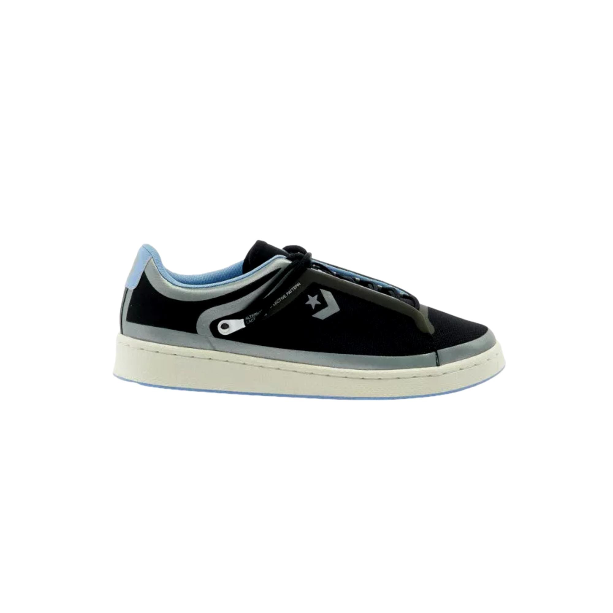 

Converse Pro Leather OX Черный/Безмятежность/Царапка 169524C мужские кеды