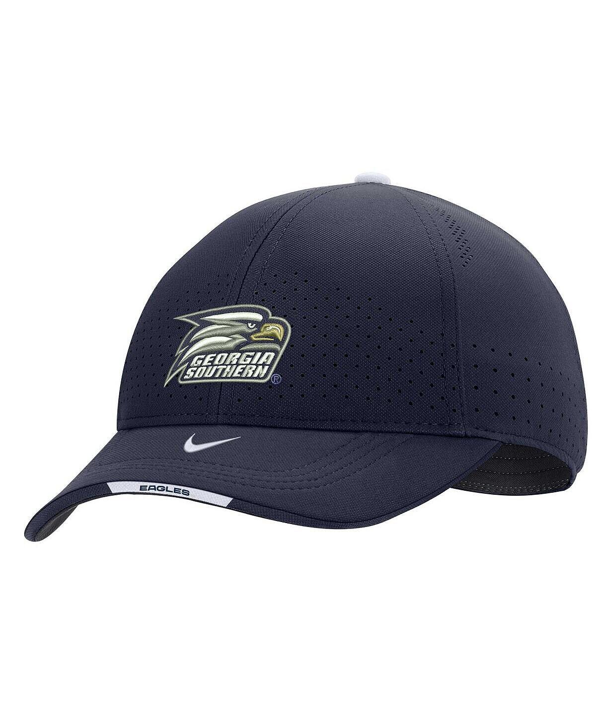 

Мужская регулируемая кепка темно-синего цвета Georgia Southern Eagles 2022 Sideline Legacy91 Performance Nike