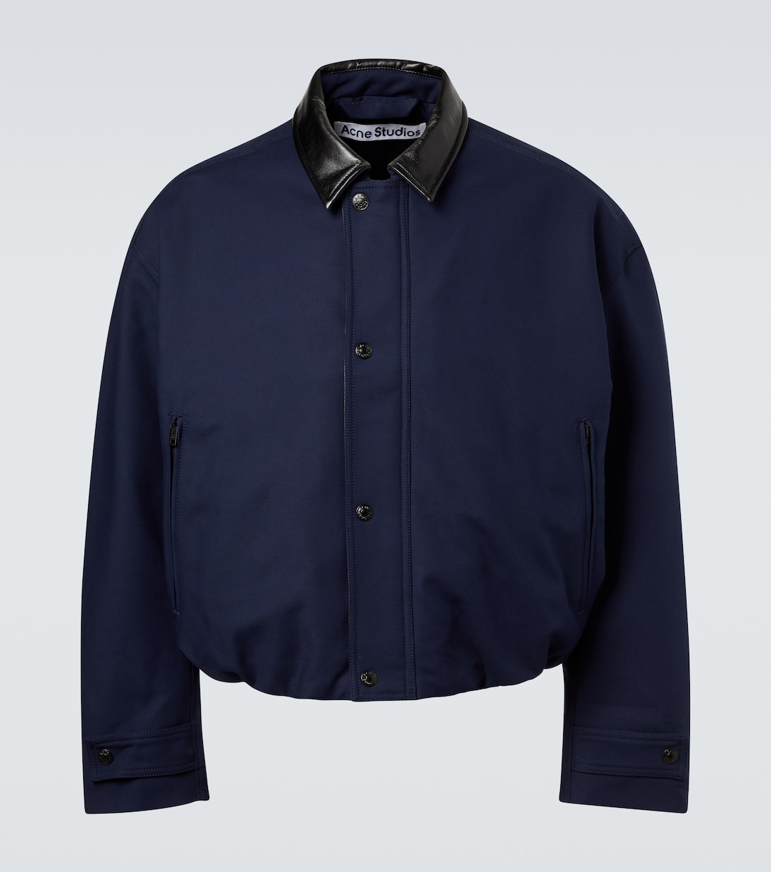 

Куртка из хлопкового твила Acne Studios, темно-синий