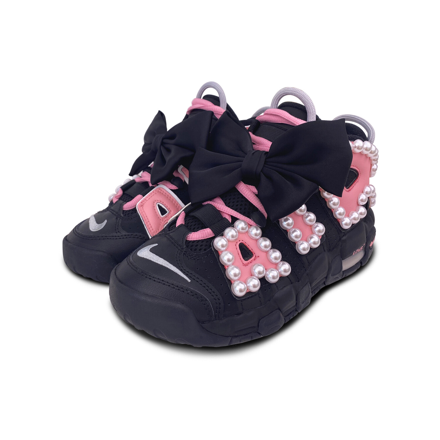 Женские баскетбольные кроссовки Nike Air More Uptempo Vintage,   Pink — фото 3