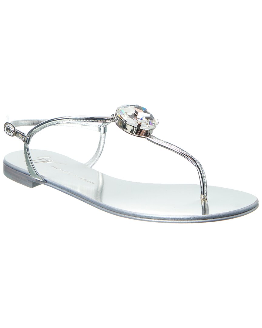 Джузеппе Занотти Рок Сандалии Giuseppe Zanotti, серебряный