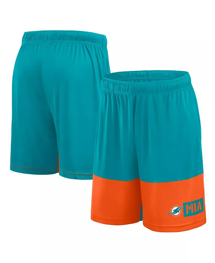 

Мужские шорты Aqua Miami Dolphins Best of the Best Logo Athletic