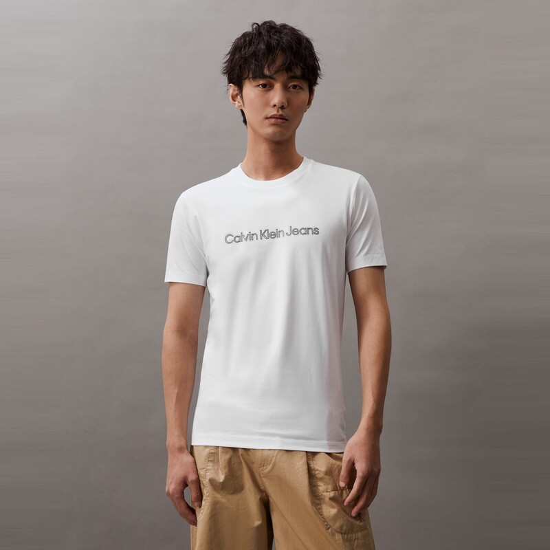 

Футболка мужская Calvin Klein Jeans многослойная, белый
