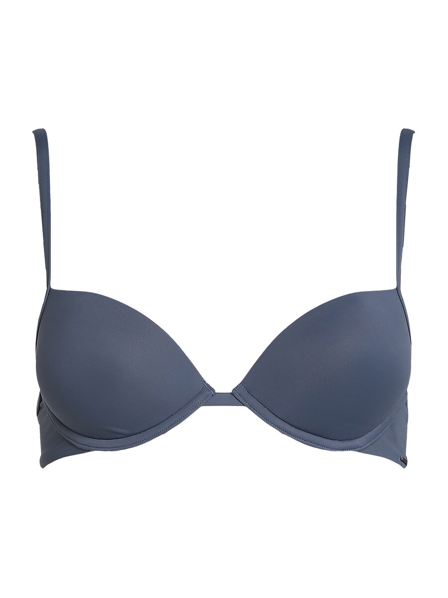 

Топ бикини с эффектом пуш-ап Calvin Klein Swimwear Essentials, серый