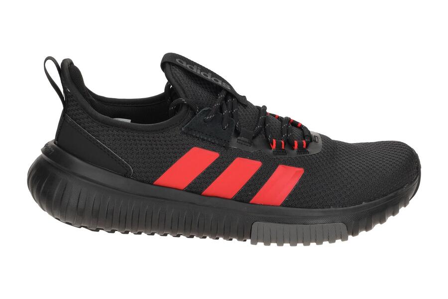 Кроссовки Adidas Kaptir 4.0, черные, красные, мужские, JR8532 — фото 2