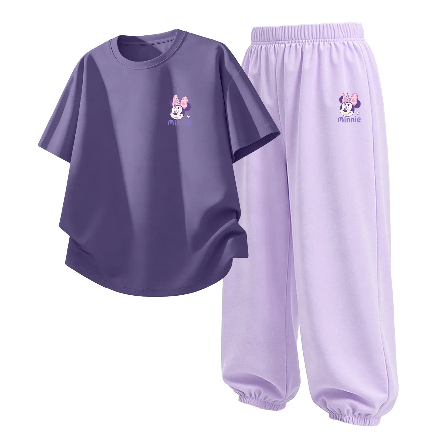 Детский спортивный костюм Casual Sportswear 2 Piece Set Disney, Di Qipini K Starry Sky Purple+Di Qipini K Taro Purple