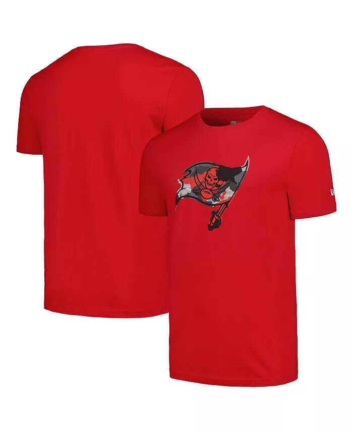 

Мужская красная футболка с камуфляжным логотипом Tampa Bay Buccaneers New Era
