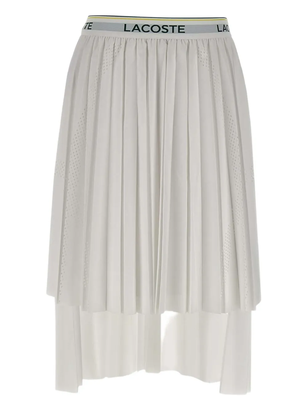 

Юбка миди со складками Lacoste, белый