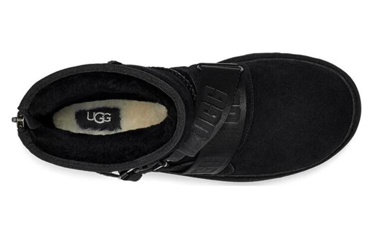 Полусапоги мужские UGG зимние с логотипом бренда, черный — фото 4