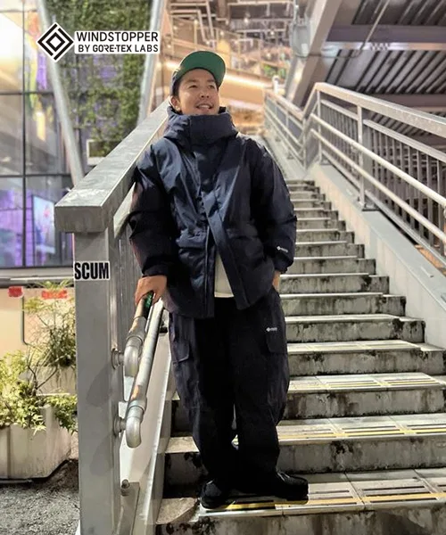 Пуховик WINDSTOPPER BY GORE-TEX LABS Phenix, тёмно-синий