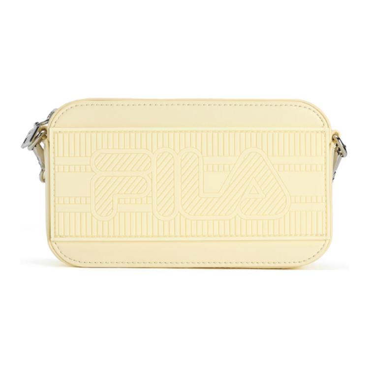 

FILA Силиконовая плечевая сумка кроссбоди ультрамаленькая женская абрикосово-светло-желтая, Apricot Light Yellow