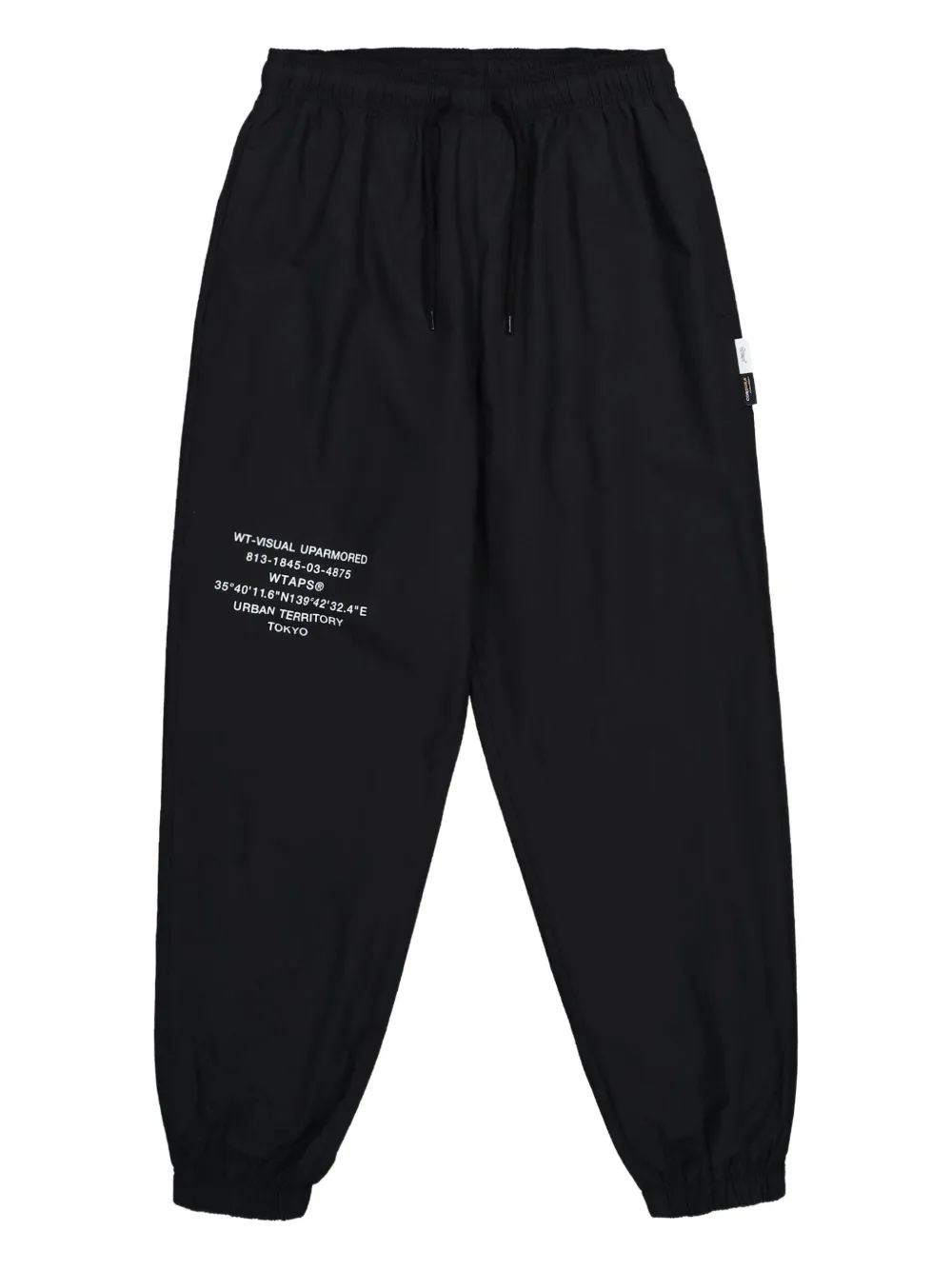 

Брюки из рипстопа с манжетами WTAPS, черный