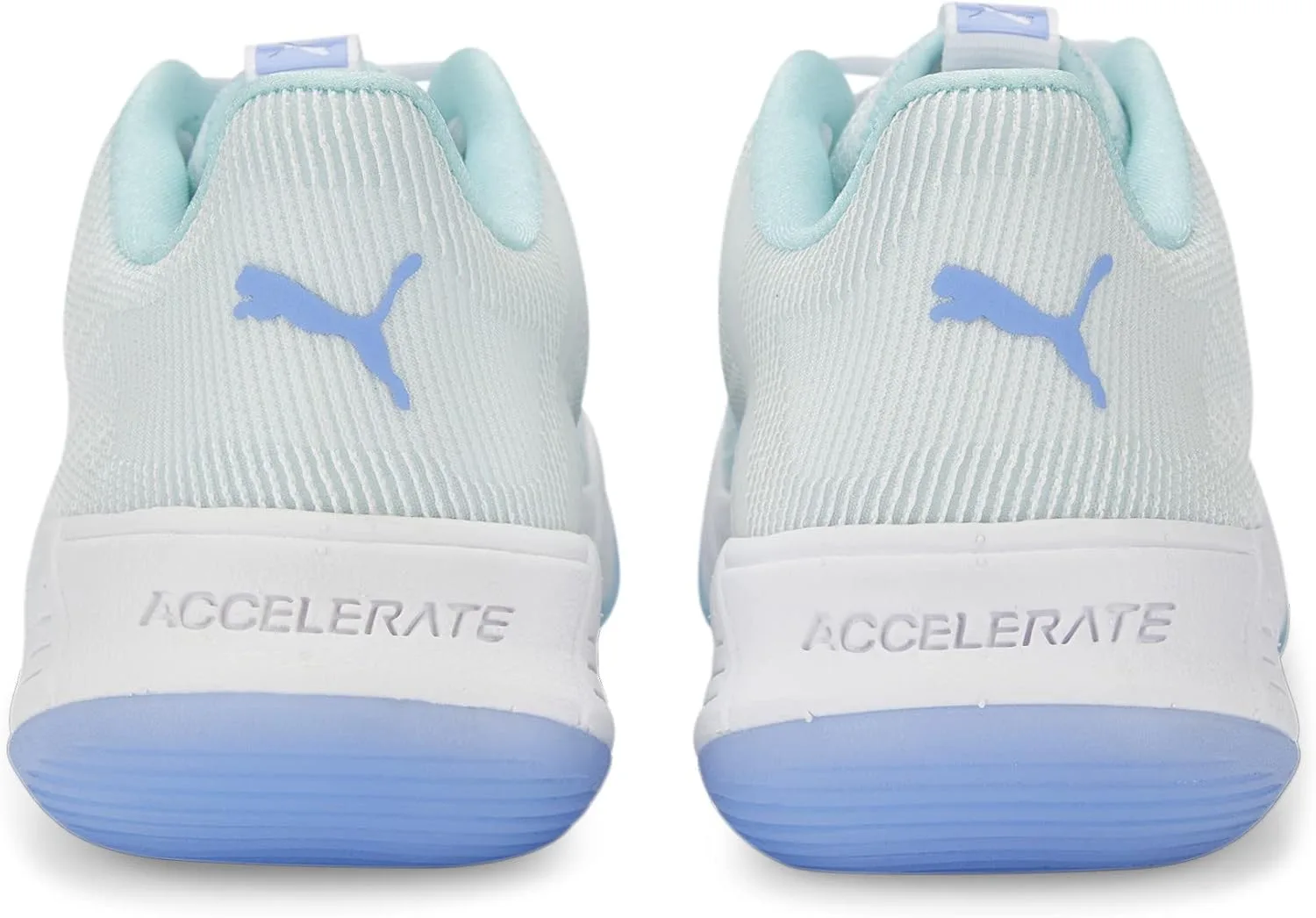 Кроссовки Puma Unisex Accelerate Turbo Nitro II W+ для использования в помещении, белый/фиолетовый — фото 3