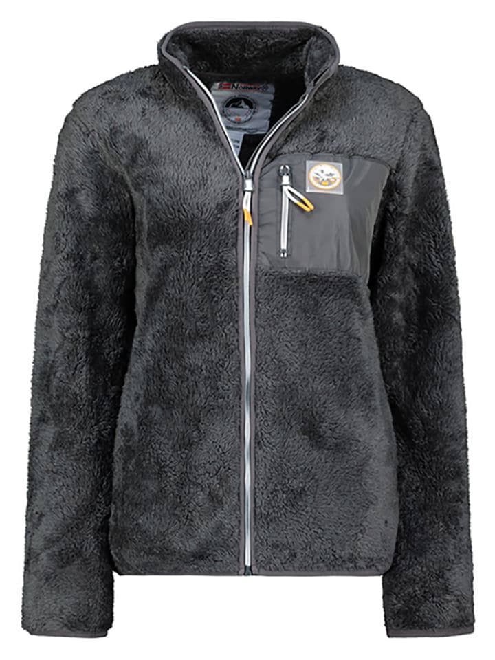 

Флисовая куртка Precious цвета антрацит Geographical Norway