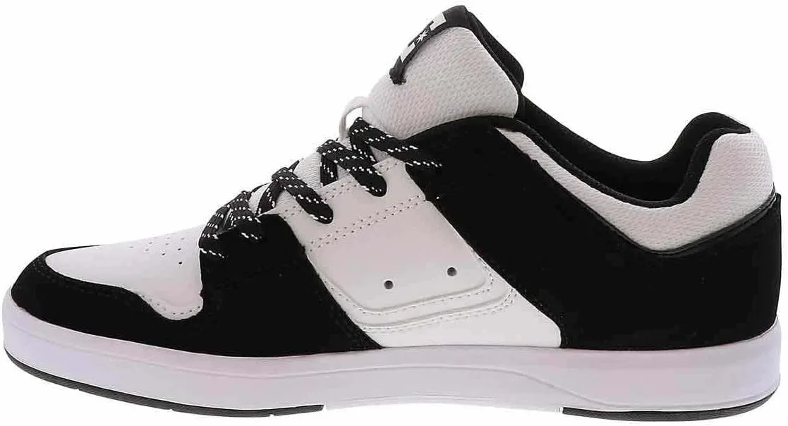 Мужские кеды DC Mens Pure Low Top с низким верхом на шнуровке для повседневного ношения и скейтбординга DC Shoes, белый — фото 4