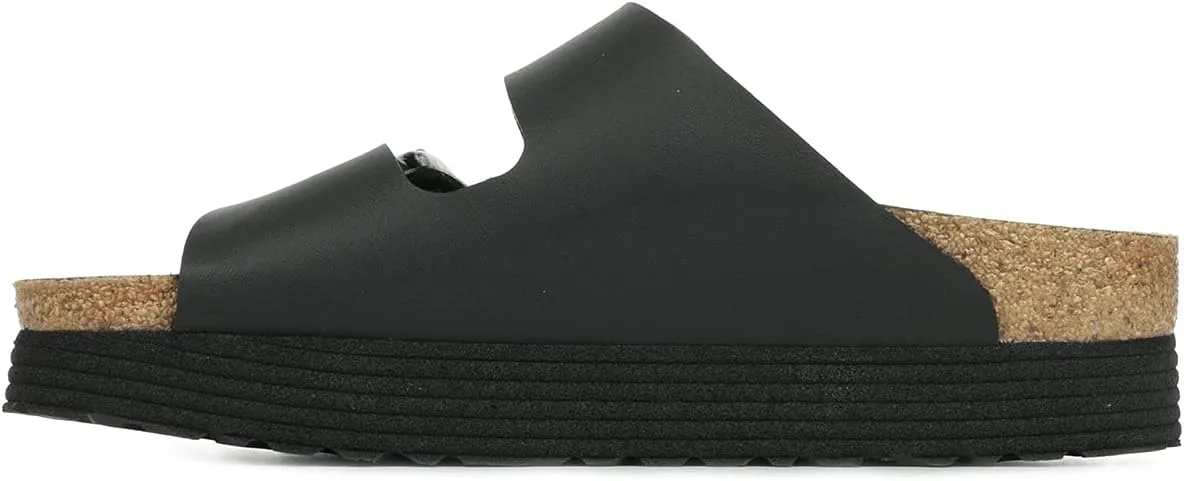 Мужские сандалии Birkenstock Arizona Grooved Black Veg, шлепанцы Birkenstock FlorFLIP FLOPS, черный — фото 4