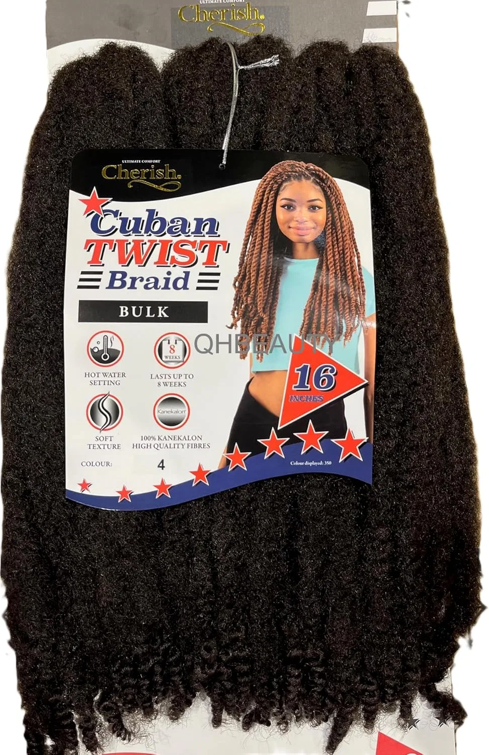 Кубинские косы из канекалона Cherish Cuban Twist Braid Hair, 40.6 см, цвет 4 Cherish