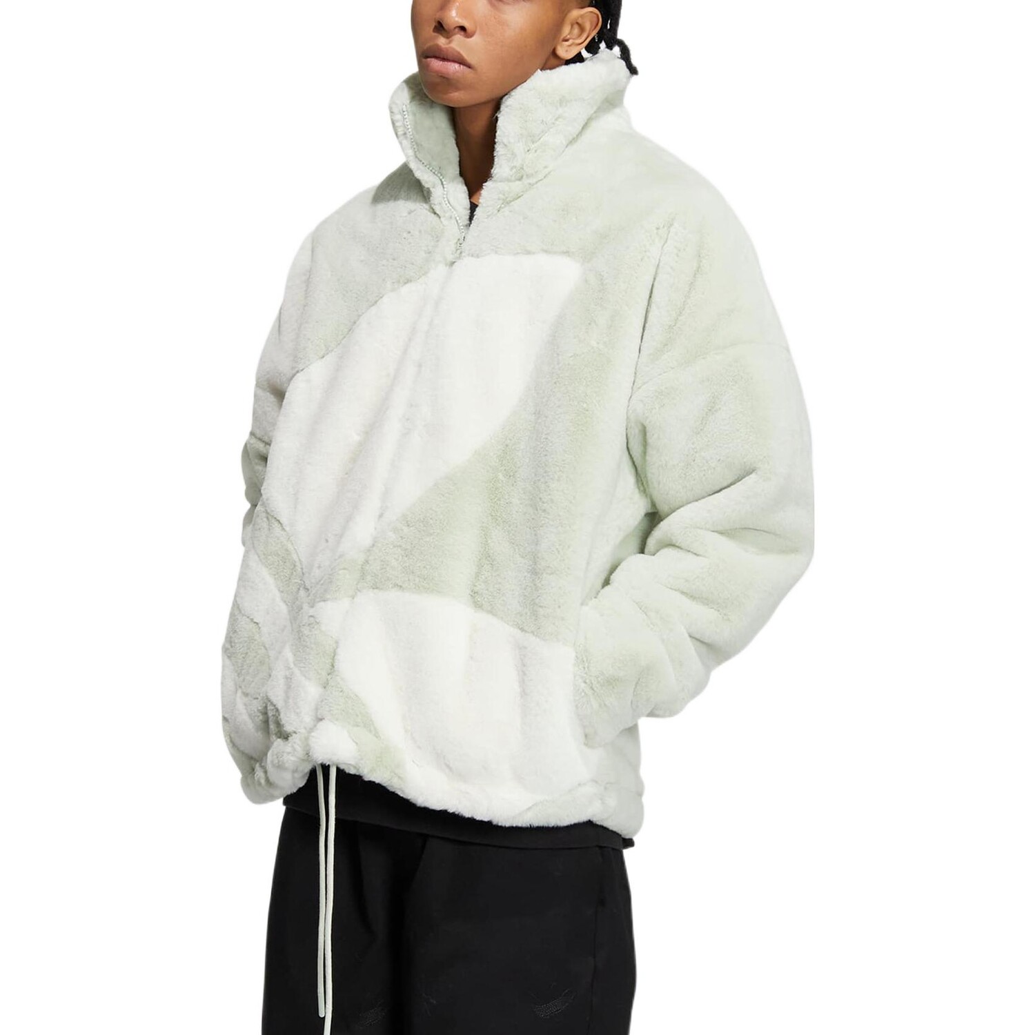 Куртка Adidas Originals Fur Track, зеленый — фото 4
