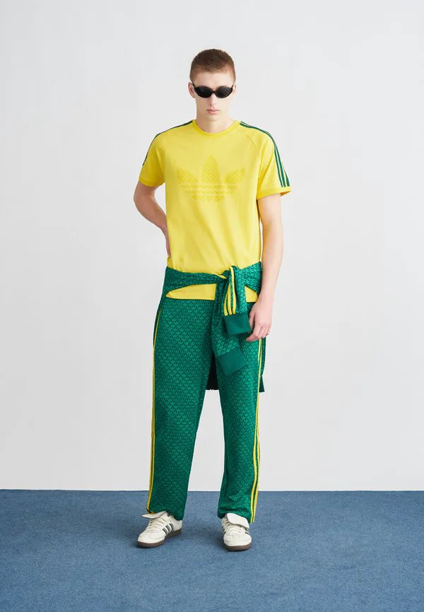 Спортивные штаны с монограммой firebird Adidas Originals, Collegiate Green — фото 2