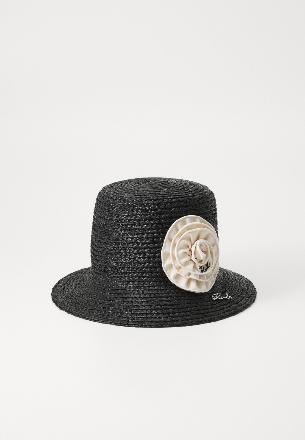 

Шляпа SIGNATURE FLOWER BUCKET HAT KARL LAGERFELD, черный