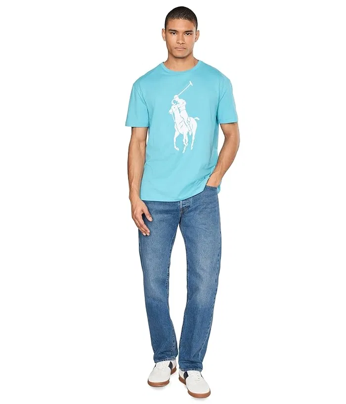 Футболка Big Pony Polo Ralph Lauren, Perfect Turquoise — фото 2