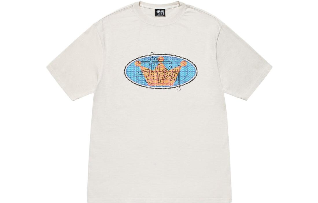 

Футболка унисекс Stussy, фиолетовый