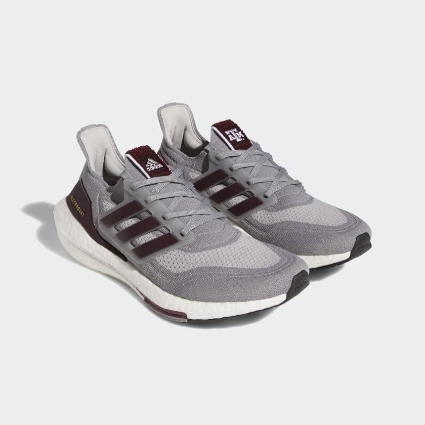 Мужские кроссовки Adidas Ultraboost 1.0, серый/бордовый — фото 2
