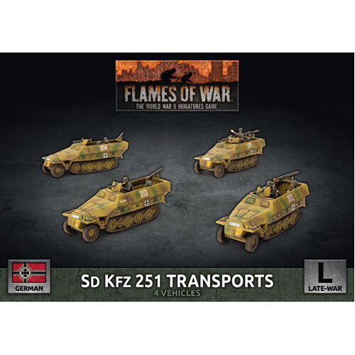 

Фигурки Flames Of War: Sd Kfz 251 Transports