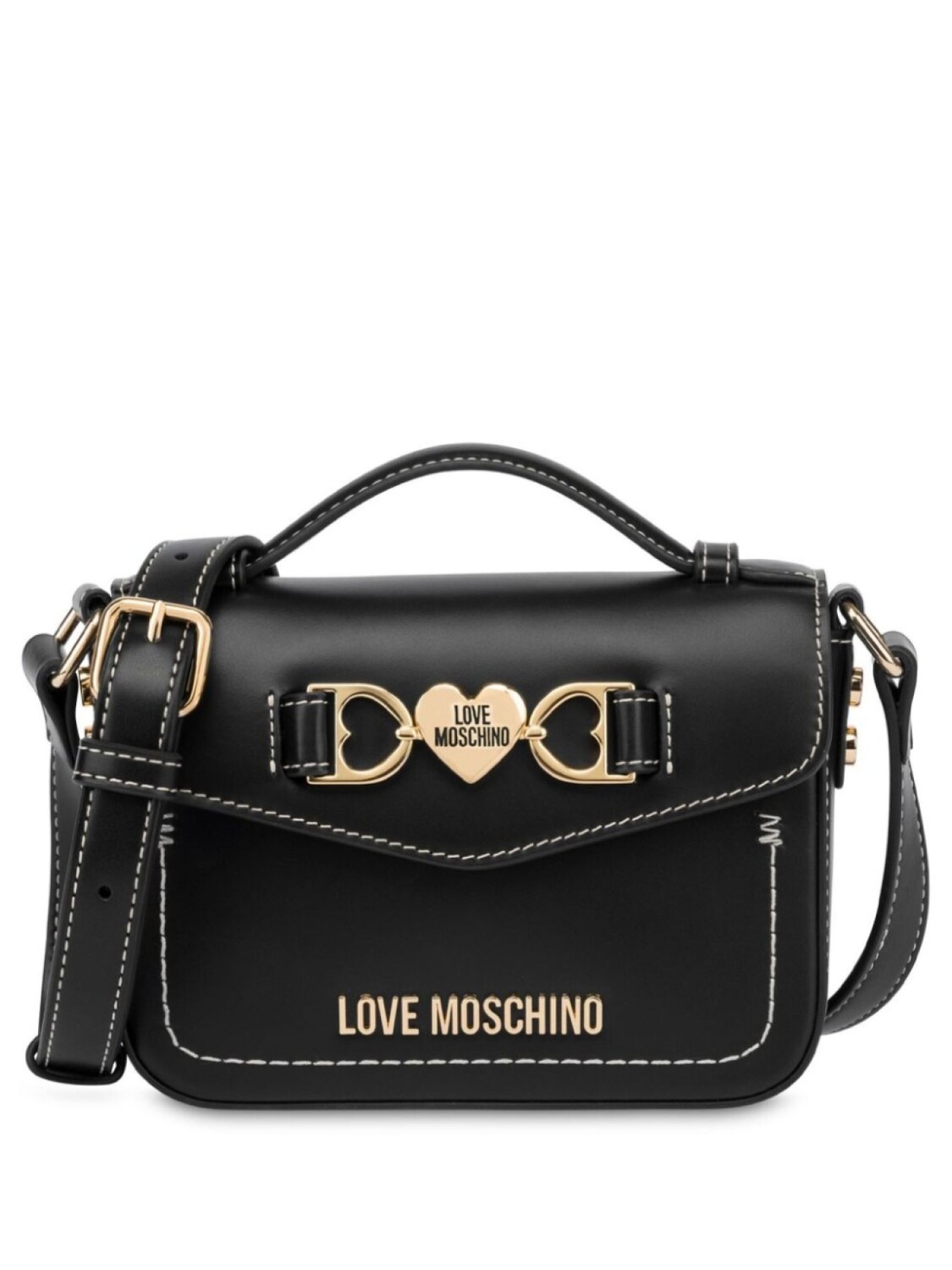 

Сумка через плечо с логотипом Love Moschino, черный