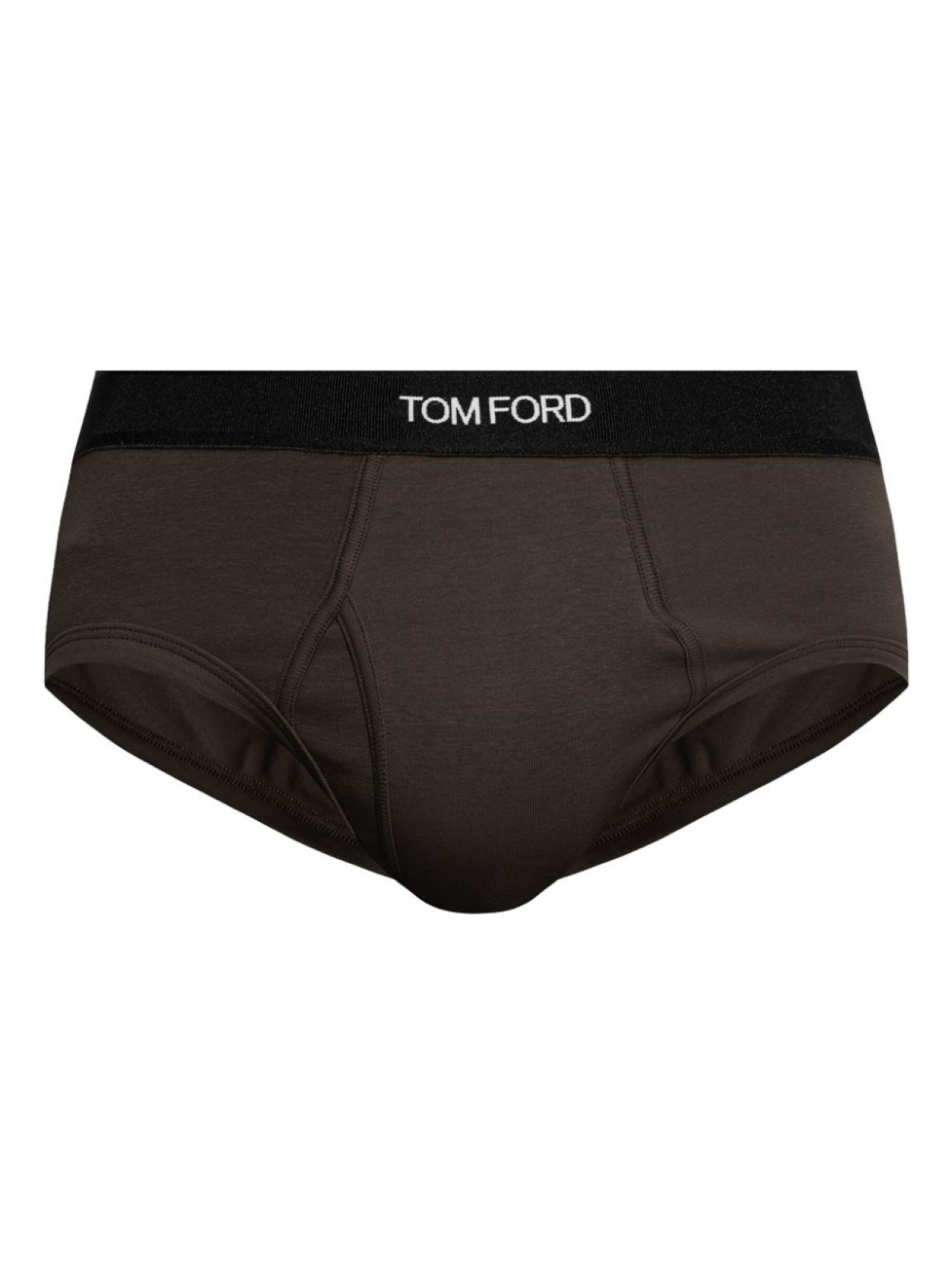 

TOM FORD трусы-брифы с логотипом, коричневый