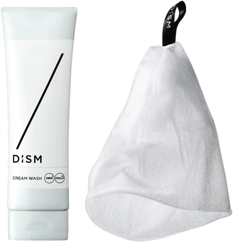Пенка для умывания DISM — С пенкой Cream Wash + Enrich Bubble Net, , белый, 120 г