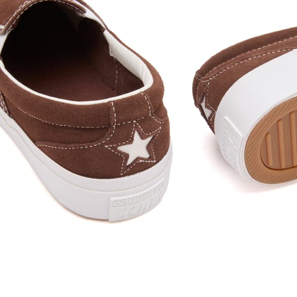 Кроссовки CC Slip Pro с одной звездой Converse, Totally Fudged, White & Gum — фото 4