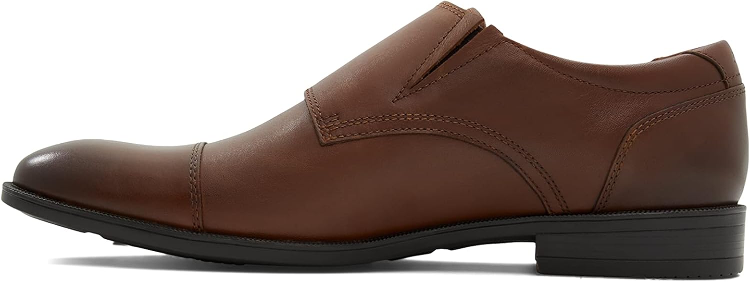 Мужские лоферы ALDO Rupert с монк-ремешком, Cognac — фото 4