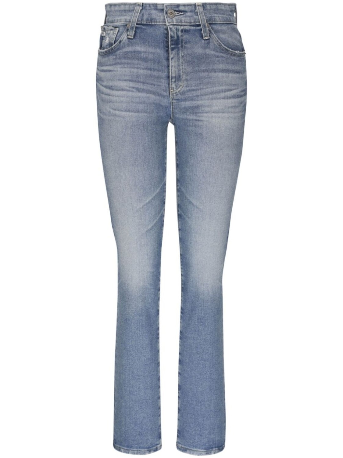 

Джинсы скинни с завышенной талией AG Jeans, синий