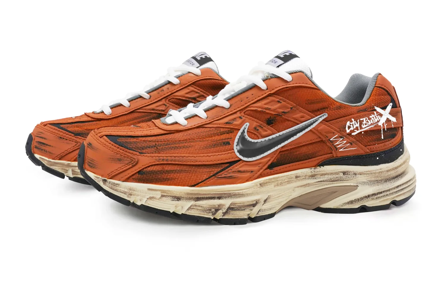 Nike Initiator Low top Casual Running Shoes мужские Starry Orange — фото 4
