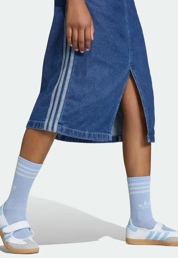 Юбка а-силуэта Adidas Originals, Medium Vintage Denim — фото 4