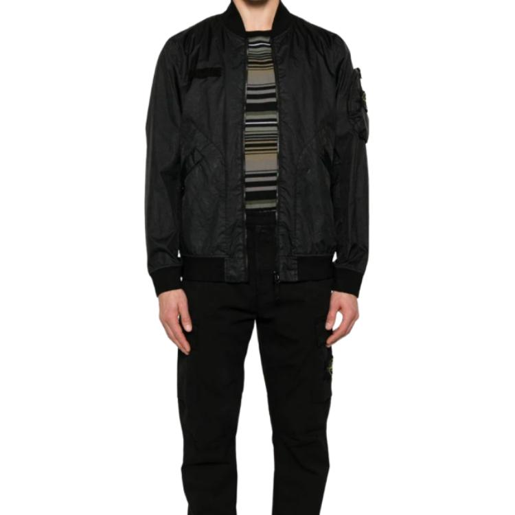 Бомбер Stone Island, черный