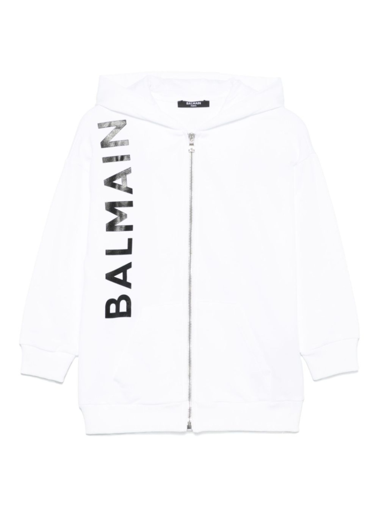 

Balmain Kids худи с логотипом, белый