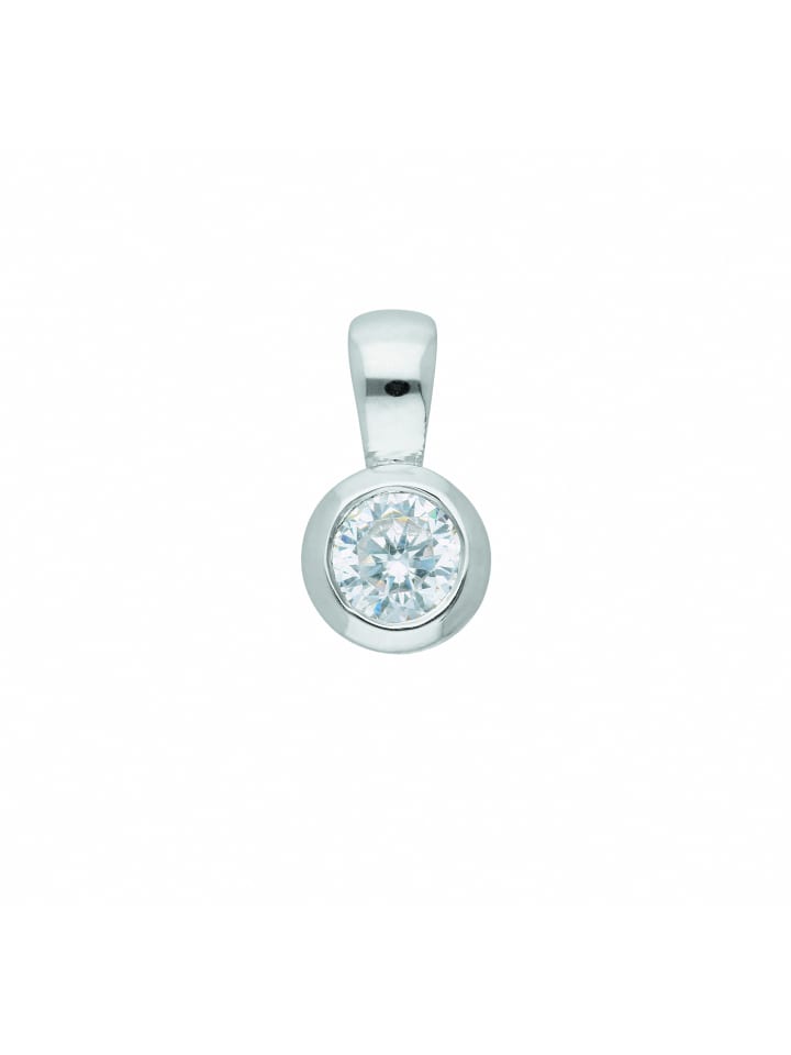 

Adeliás Женский кулон из серебра 925 пробы с кубическим цирконием в серебряной оправе