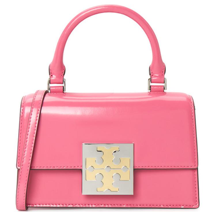 

TORY BURCH Сумка через плечо BON из коровьей кожи, кроссбоди, мини-клатч женский watermelon pink