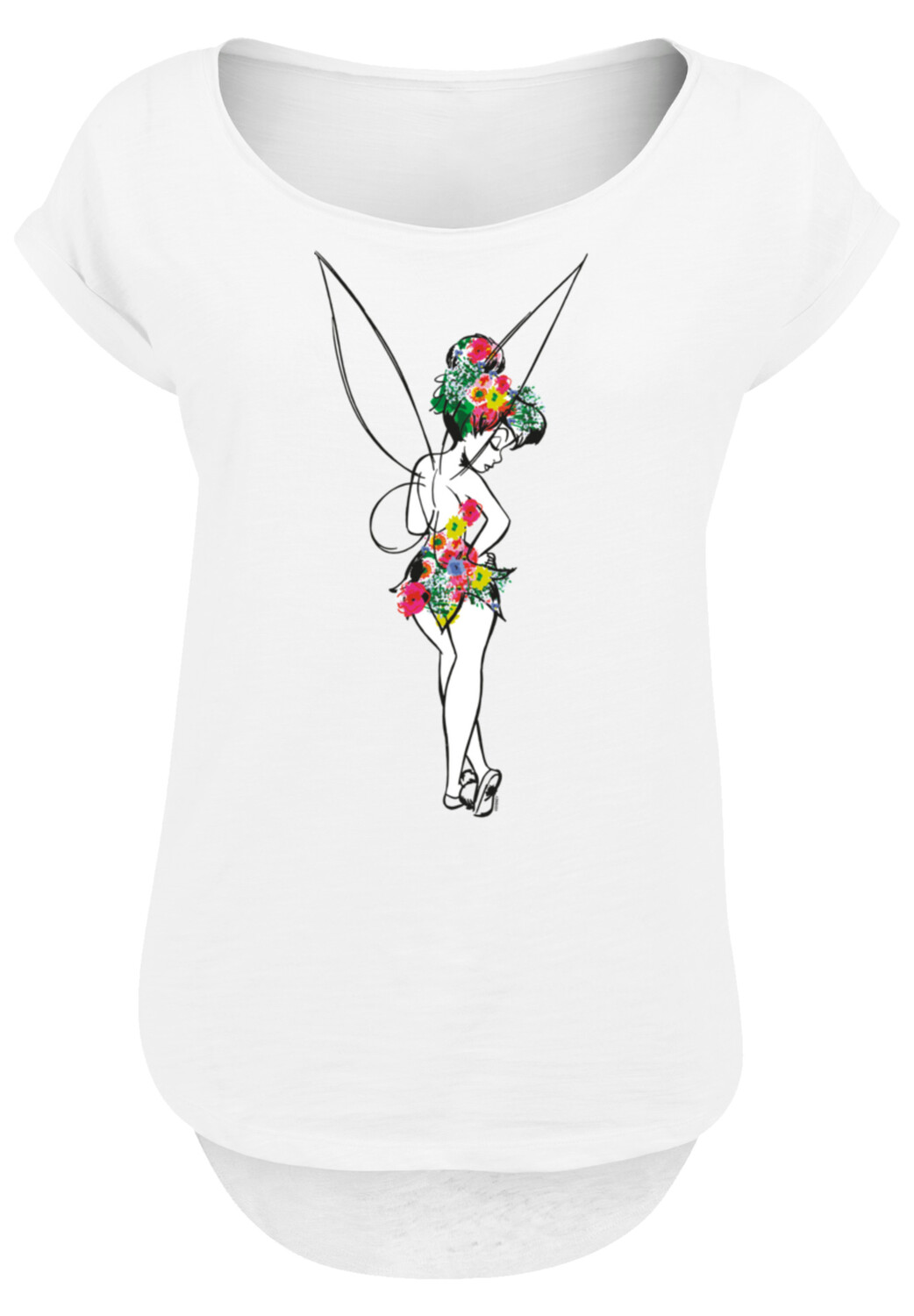 

Футболка F4NT4STIC Disney Peter Pan Flower Power, белый