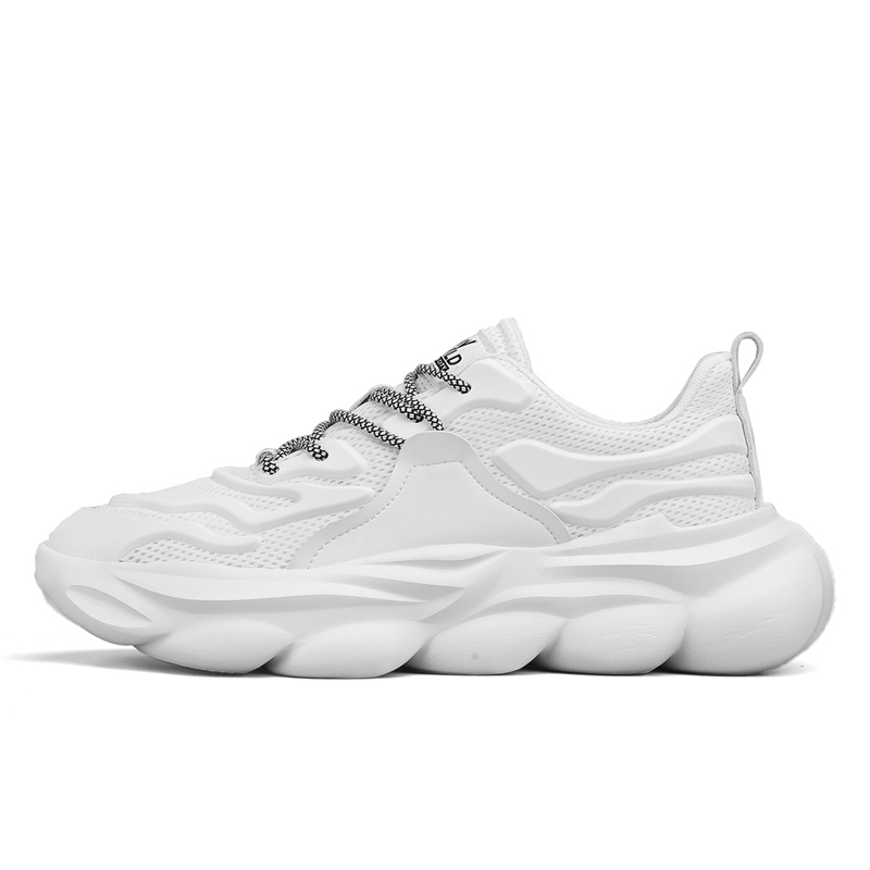 

TONYBEAR Белые мужские противоскользящие массивные кросовки на низком ходу, цвет White