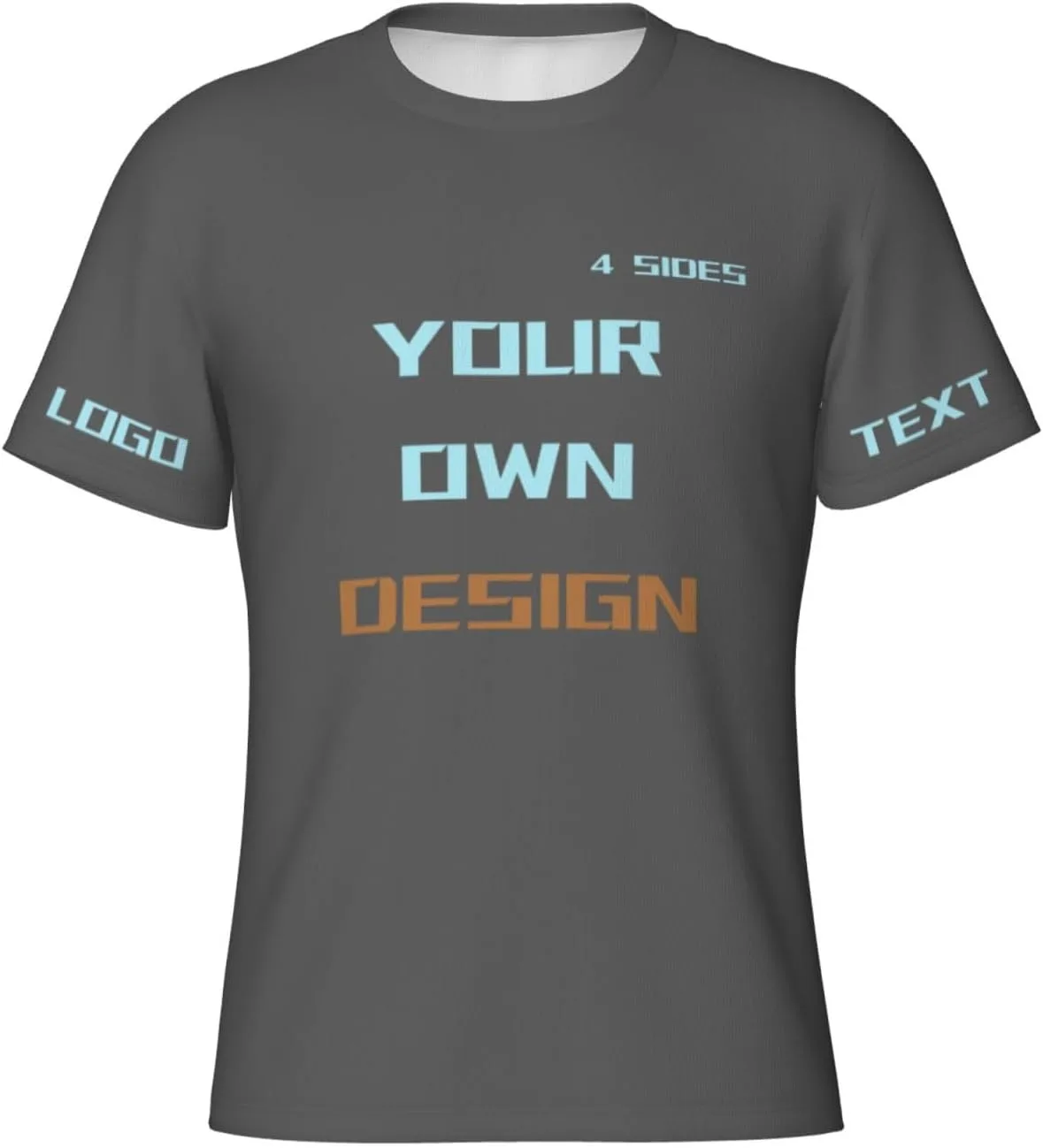 Футболка Custom с принтом на 4 сторонах